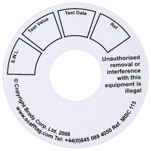 Eyebolt Test Tag (Pack of 100)