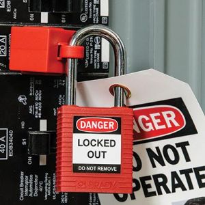 No Hole Circuit Breaker Lockout - 480-600 Volt Device