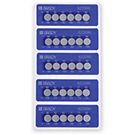 Temperature Labels - 6 Level Label: 116C / 240F