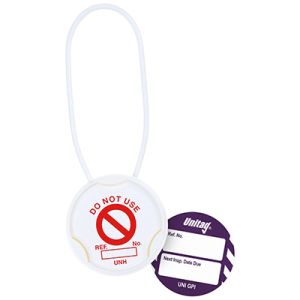 Unitag Tag for Lifting Equipment - Next Inspection Date Due (Pack of 20)